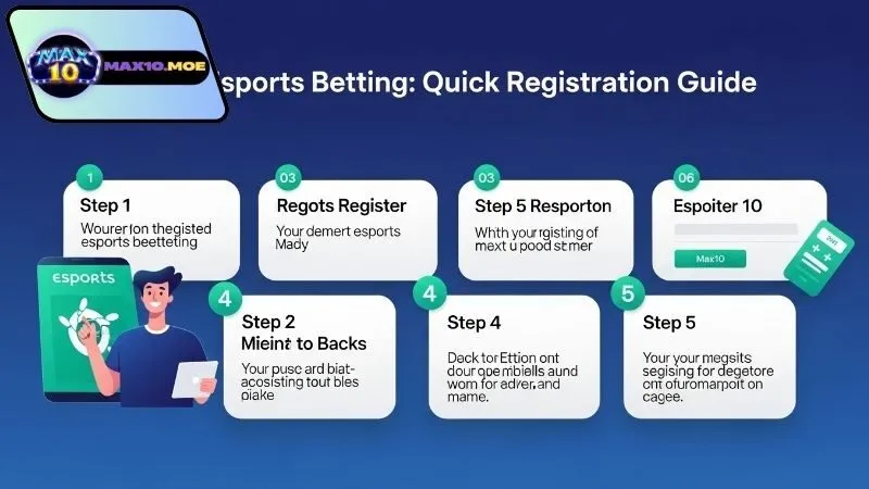 Hướng dẫn đăng ký cược esports Max10 nhanh chóng nhất