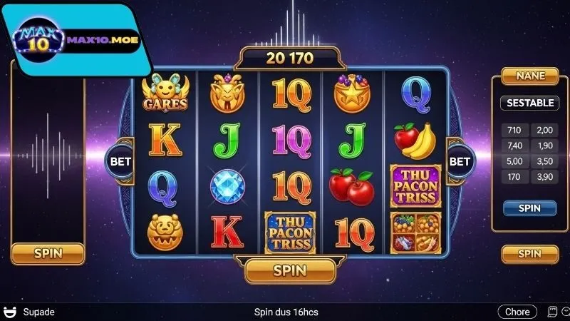 Cách chơi slot đổi thưởng Max10