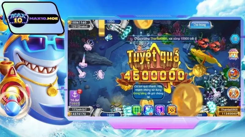 Ưu điểm khi chơi bắn cá H5 tại Max10